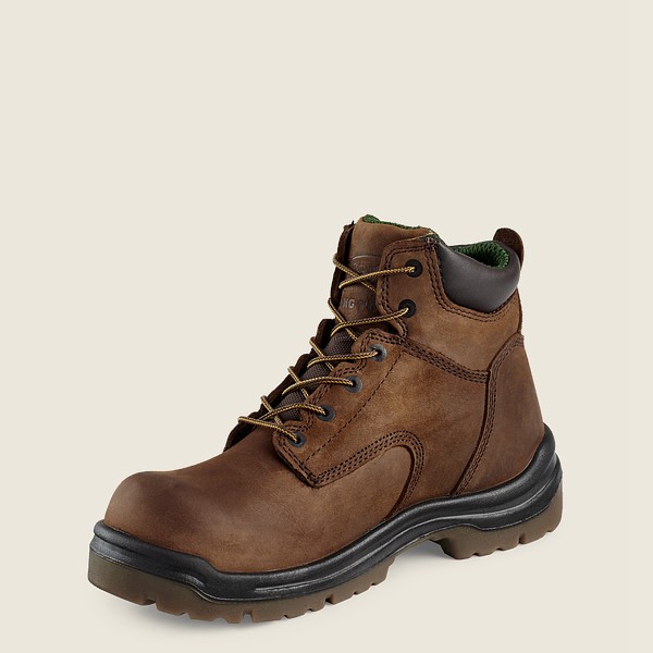 Botas de Seguridad Red Wing Hombre Marrom - King Toe® - 6-Inch Toe - 204-FMVOJE